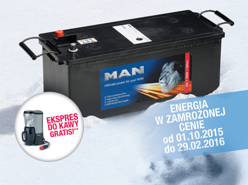 Zima 2015 - promocja akumulatorów - Energia w zamrożonej cenie