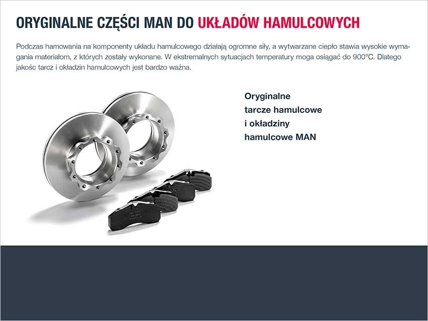 części do układów hamulcowych